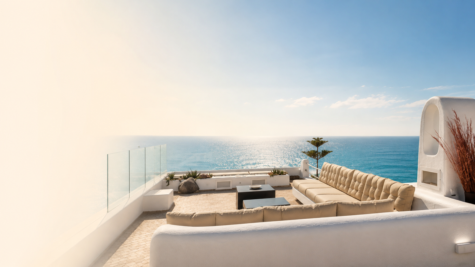 Luxury villa with sea views on the northern Mediterranean coast of Morocco